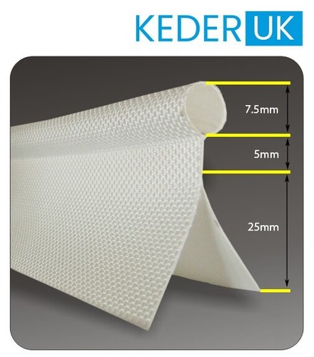Awning rail piping 5mm white - awning, 7.5mm