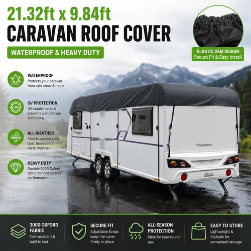 21x10ft caravan roof cover - 21x10ft,