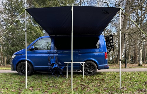 Campervan caravan awning - campervan, sun