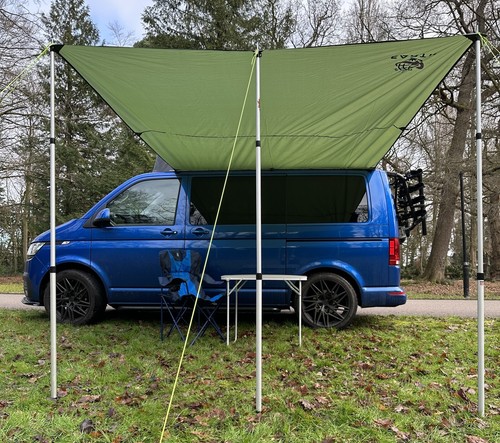 Campervan caravan awning sun - campervan,