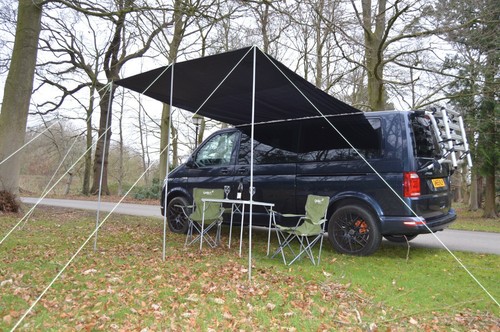 Campervan caravan awning sun - caravan,